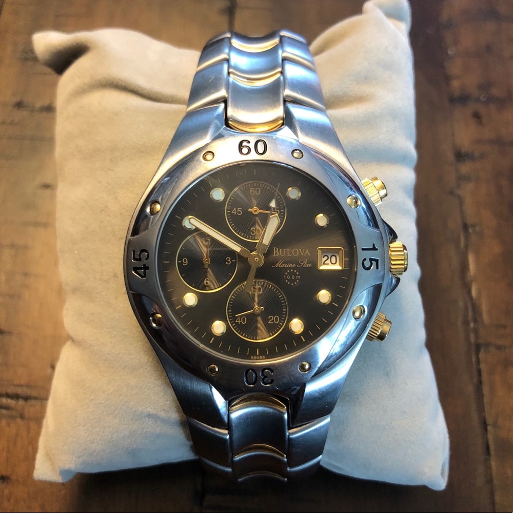 Men’s Bulova Marine Star Chronograph/Date Watch